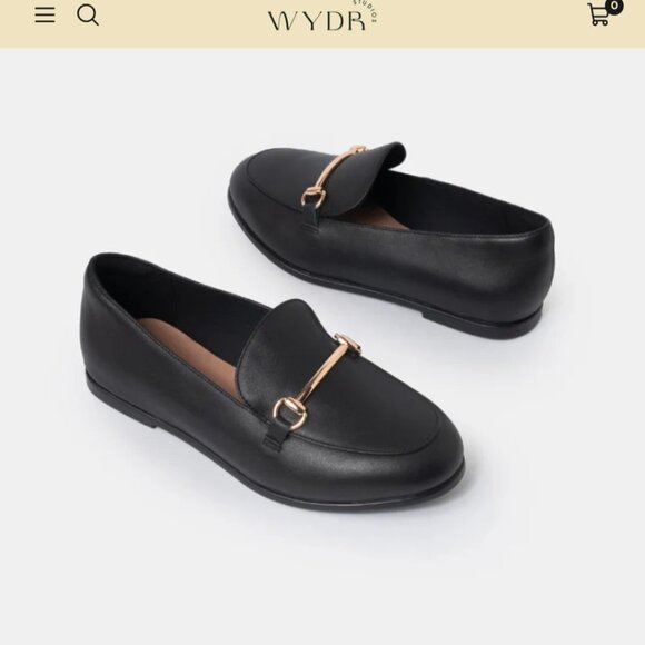 Wydr Shoes - Wide leather loafers size 8